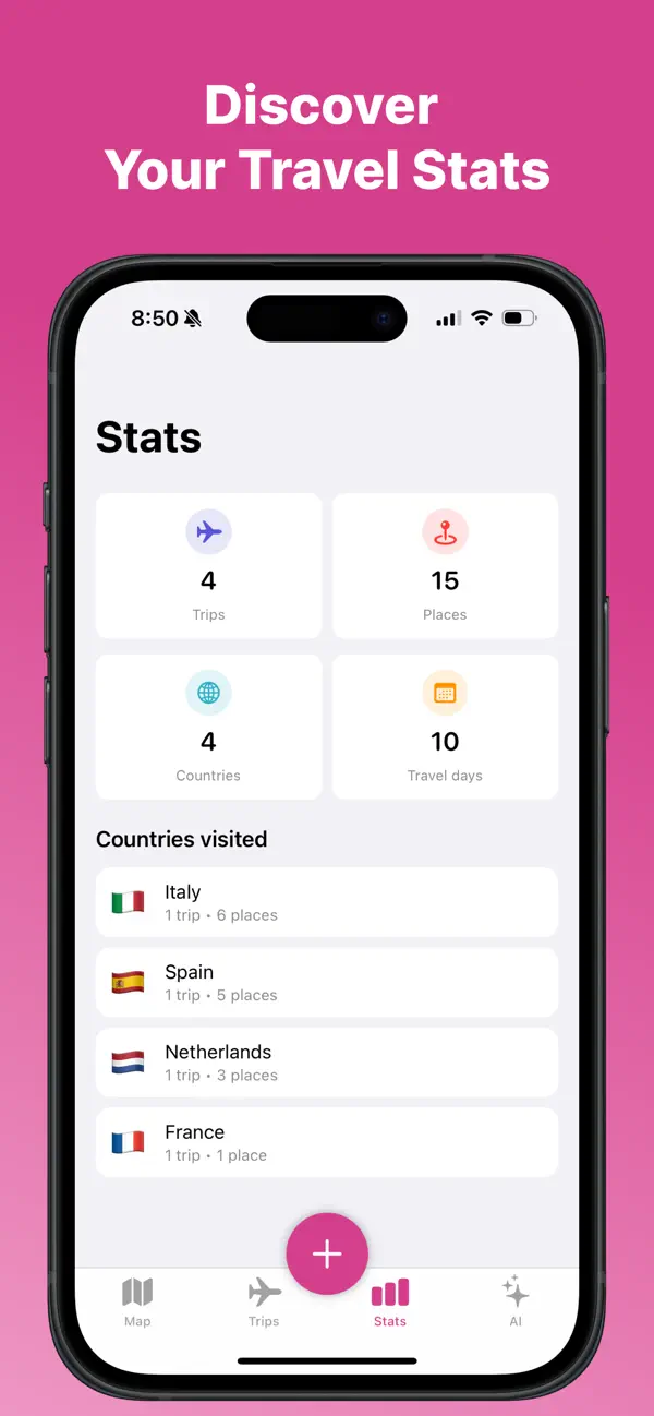 MyTrips: Travel Map Tracker – screenshot 3