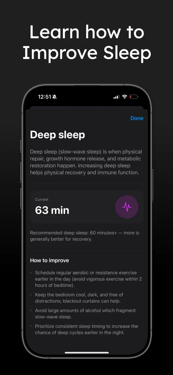 Sleep Score & AI Coach – screenshot 2