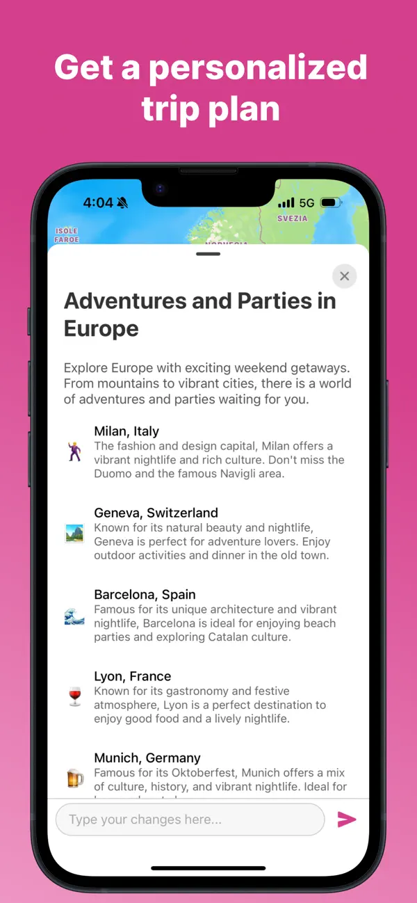 Trip AI: travel planner – screenshot 3